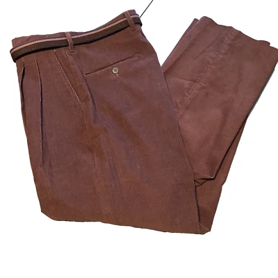 De Colección Levi Strauss X David Hunter Hombres 34 Pana Nuevo Sin Etiquetas Pantalones Jeans con Cinturón Foto 1 de 4