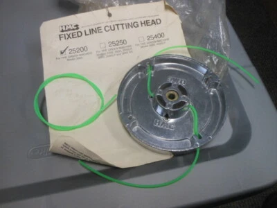 NOS HMC Fixed Line Cutting Head Assy Green Machine 2000 25200 - Image 1 of 4