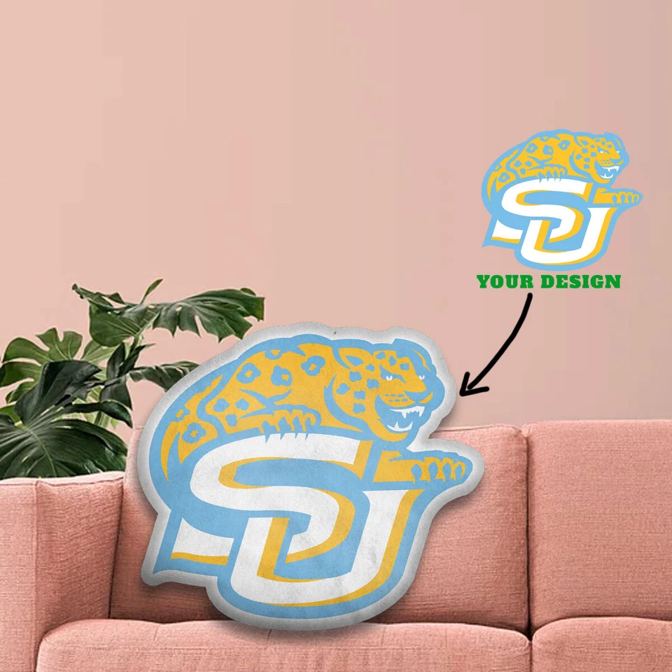 Funda de almohada de felpa Southern Jaguars forma personalizada Foto 1 de 1
