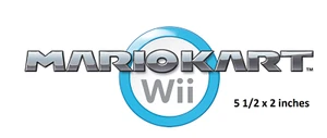Calcomanía de peeling y palo con logotipo de Mario Kart Wii Super Nintendo pegatina de pared arte juego EE. UU. - Imagen 1 de 1