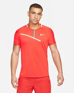 Nike Men’s NikeCourt Slam Australian Open Tennis Polo Red Size S M DD8309-634 - Picture 1 of 7