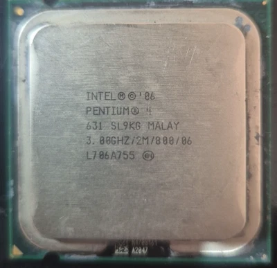 Processore Intel Pentium 4 631 SL9KG 3.00GHz 800MHz FSB 2MB L2 Socket LGA775 CPU - Immagine 1 di 2
