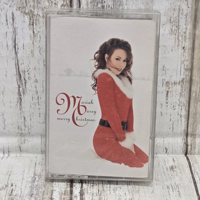 Mariah Carey Merry Christmas Cassette Tape 1994 Columbia Vintage - Image 1 of 4