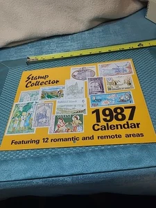 1987 STAMP COLLECTOR CALENDAR - Picture 1 of 14