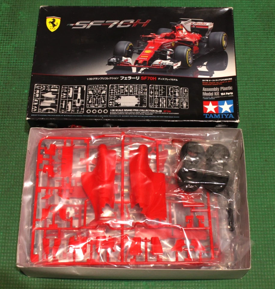 Tamiya 1/20 F1 Ferrari SF70H model kit - Image 1 of 1