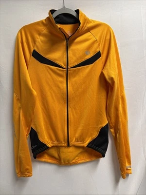 Велосипедная куртка Pearl Izumi Elite Series мужская средняя оранжевая на молнии с флисовой подкладкой - Изображение 1 из 4