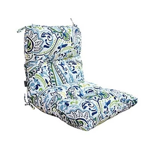 Outdoor Indoor High Back Chair Tufted Cushions Comfort Replacement Patio - Picture 1 of 7