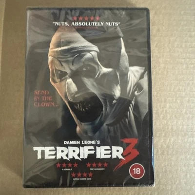 Terrifier 3 (Art The Clown 2024 Damien Leone) NEW SEALED DVD - Image 1 of 2
