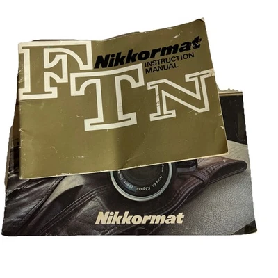 Original Nikon Nikkormat FTN Instruction Users Manual GOLD 30 Pages Plus Booklet - Image 1 of 4