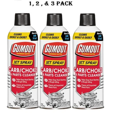Gumout Carb And Choke Carburetor Cleaner 14 Oz. Cleans Metal Engine Parts Spray - Image 1 of 4