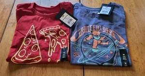 Set Of Two Printed Girls Art Class Short Sleeve T-shirts Size M (8) - Picture 1 of 8