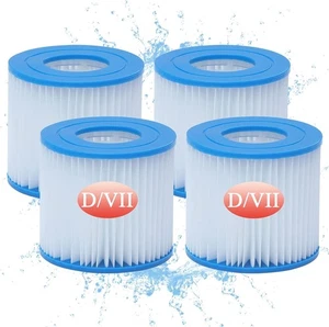 Type D Replacement Cartridge for Summer Waves Pool Filters, Type D/VII   4 pcs. - Picture 1 of 5