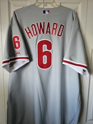 Ryan Howard Philadelphia Phillies Majestic Authentic Baseball Jersey Size 56 - Image 1 of 4