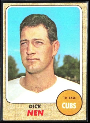 Dick Nen 1968 Topps #591 Chicago Cubs - Image 1 of 2