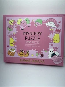Kawaii Snacks 1000 Pc. Mystery Puzzle: Brand New-Sealed Box! - Picture 1 of 6