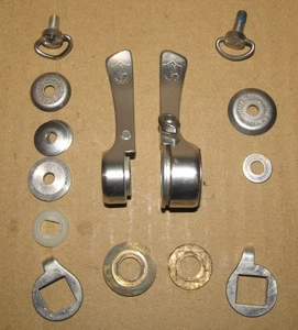 Vintage Campagnolo C-Record Syncros Downtube Shifters - Picture 1 of 5
