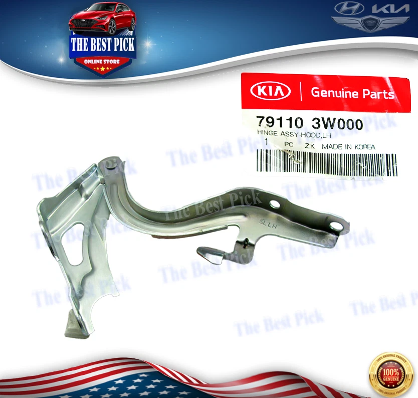 ⭐GENUINO⭐ BISAGRAS CAPÓ IZQUIERDO PARA KIA SPORTAGE 2011-2015 791103W000 Foto 1 de 1