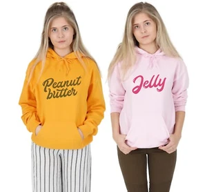 Conjunto de sudaderas con capucha Peanut Butter and Jelly Besties BFF's Friends - Imagen 1 de 1