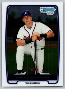 2012 Bowman #BCP18 Brandon Drury Chrome Prospects - Picture 1 of 2