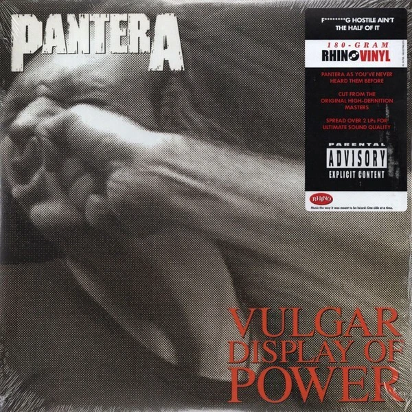PANTERA - Vulgar Display Of Power 2 x LP 180 Gram Black Vinyl Album - NEW RECORD - Image 1 of 1