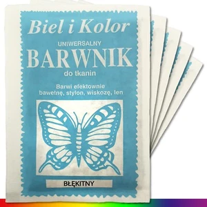 5 x 10 g Textilfarbe Hellblau Stofffarbe Batikfarbe Stoff Färben Nachfärben - Bild 1 von 1
