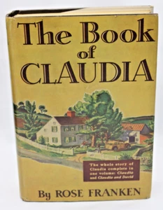 1940 Das Buch der Claudia von Rose Franken HCDJ 2 Romane und David - Bild 1 von 11