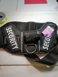 ORINCI UPGRADE HEAVY DUTY DOG HARNESS (L) BLACK NWT - Picture 1 of 3