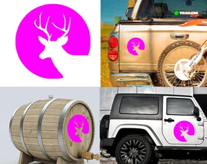 Deer, Sticker Vinyl Cut Version 5b - Picture 1 of 13