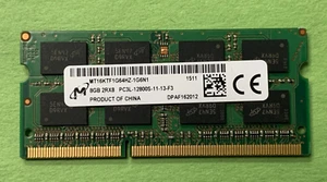 🟧Micron 8GB 2Rx8 PC3L-12800S Laptop RAM Memory MT16KTF1G64HZ-1G6N1 - Afbeelding 1 van 2