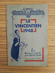 Ancien magazine religieux le Vincentien Lazariste 1948 old french religious book - Imagen 1 de 3
