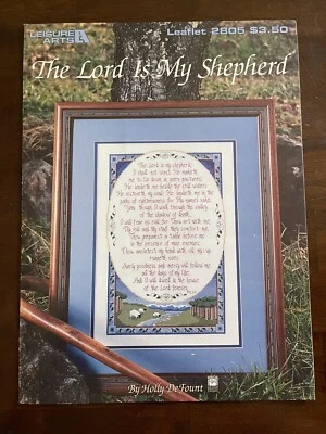 1995 Leisure Arts “The Lord Is My Shepherd” Cross Stitch Pattern Leaflet 2805 - Image 1 of 2