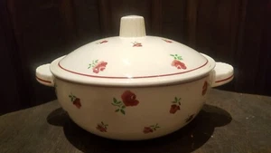 SOPERA FRANCESA Ceramica policromada motivos florales Coleccionismo siglo XlX - Picture 1 of 5
