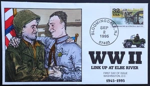 U.S. Used #2981d 32c WW II - 1945 1995 Collins First Day Cover (FDC). Pristine! - Picture 1 of 1