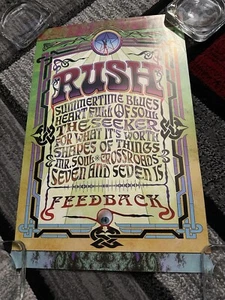 RUSH “FEEDBACK” 2-sided Promo POSTER 11x17(2004) Neil Peart_Geddy Lee & Lifeson - Picture 1 of 15