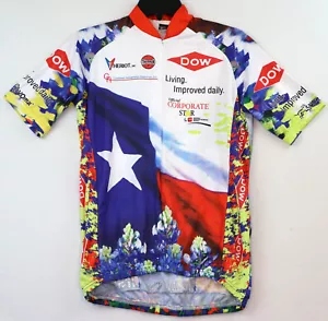 Camiseta deportiva de ciclismo Dow ~ VOmax para hombre mediana 3/4 cremalleras BPMS150 Thermon HydroChem - Imagen 1 de 7
