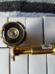 160 Degree Fire Door Viewer Security , Polished Brass UL listed . (10@THIS PRICE - Picture 1 of 12