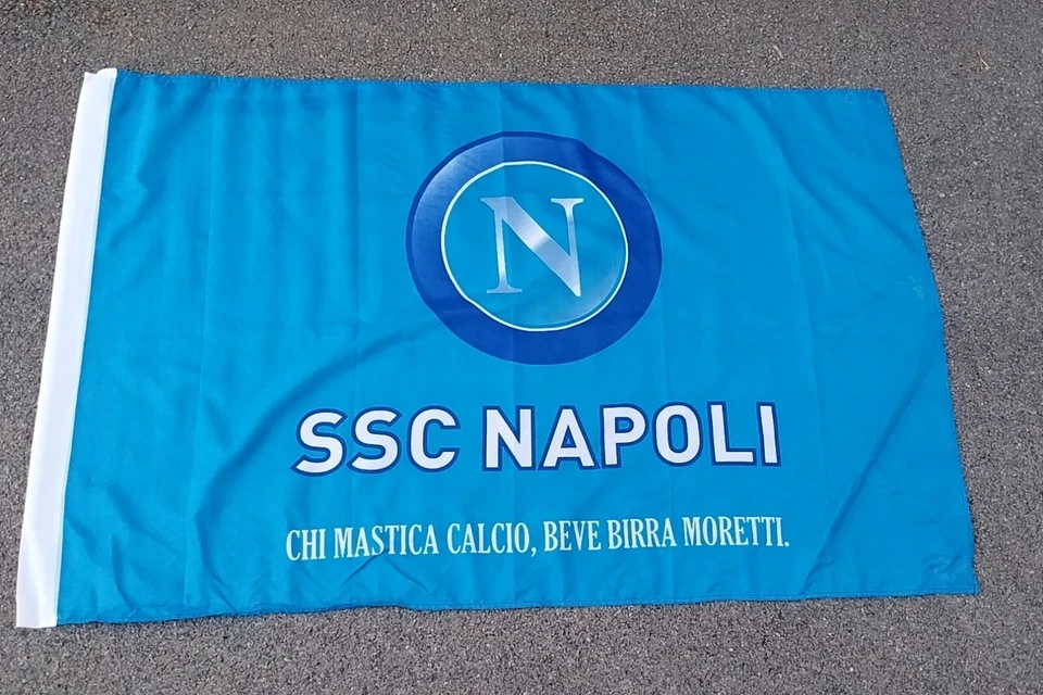 Bandiera Napoli Trofeo Birra Moretti - Immagine 1 di 1