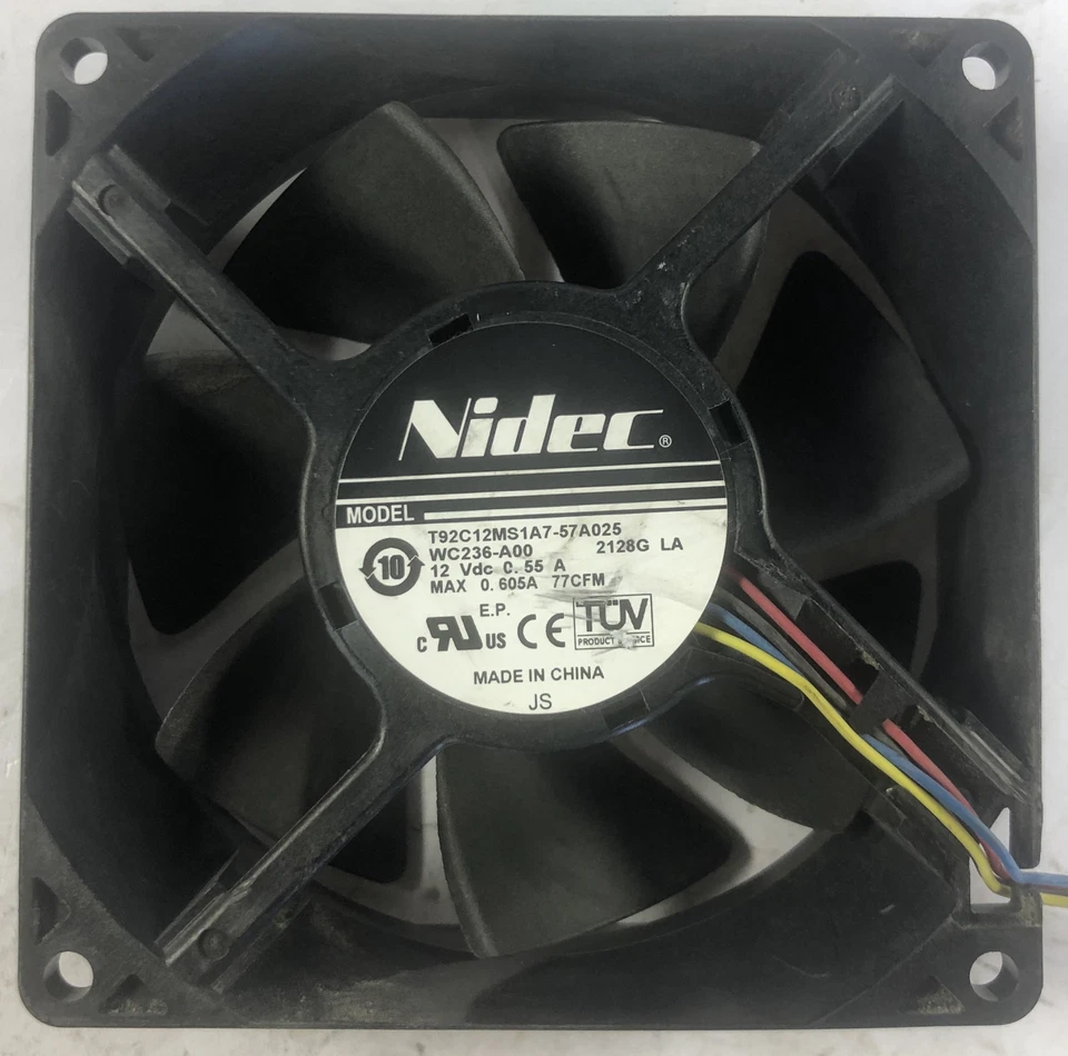 Dell OptiPlex 790 Desktop T92C12MS1A7-57A025 Cooling Fan- WC236 - Image 1 of 1
