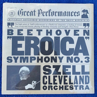 SEALED!! Beethoven "EROICA" Symphony No 3 G. Szell 1981 Vinyl LP NEW!! CBS 37222 - Image 1 of 2