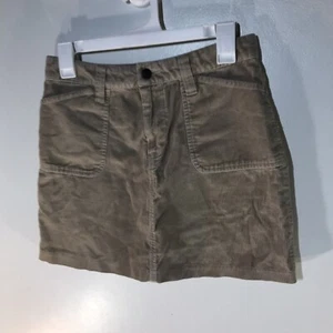 Minifalda de pana beige azul marino antigua para mujer talla 6 India - Imagen 1 de 5