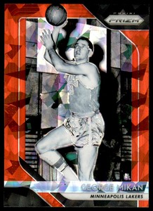 2018-19 Panini Prizm Prizms Red Ice #285 George Mikan