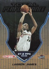 2005 Topps Total Performance #TP2 LeBron James   Card RG