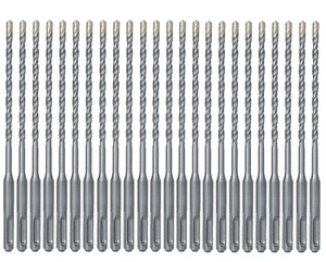 Trapano a percussione 5/32"x6" SDS Plus punta in carburo muratura calcestruzzo - 24 pezzi - Foto 1 di 7