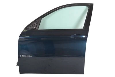BMW X6 E71 40d Door Front Left Blue 2013 RHD 22269897 - Image 1 of 4