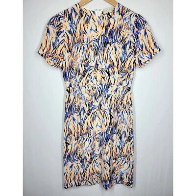 Vestido Vaina Stella McCartney Estampado Abstracto Seda Ridley Mujer 36 Manga Corta Foto 1 de 4