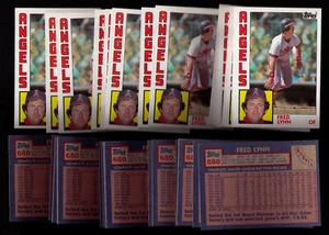 1984 Topps #680 Fred Lynn 40ct NRMT/MT FROM VENDING BOXES California Angels - Picture 1 of 1