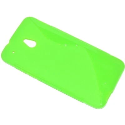 Ssyl Custodia In Silicone S-line Cover Tpu Case Per Htc One Mini M4 Green Verde - Immagine 1 di 3