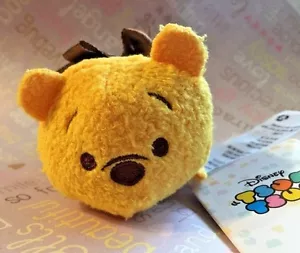 Disney Tsum Tsum Stack Mini Plush 3.5" Winnie the Pooh Valentine 💕 US SELLER - Picture 1 of 3