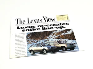 Lexus LS LX GS RX 1998 folleto de línea completa con vista de Lexus - Imagen 1 de 1