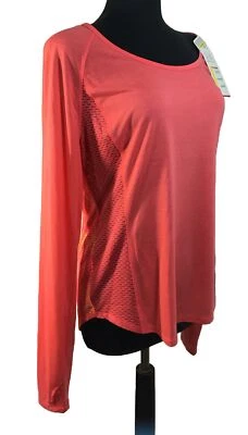 Camisa Under Armour Heat Gear Run Manga Larga Malla Para Mujer XL Ajustada Naranja Llama Foto 1 de 4